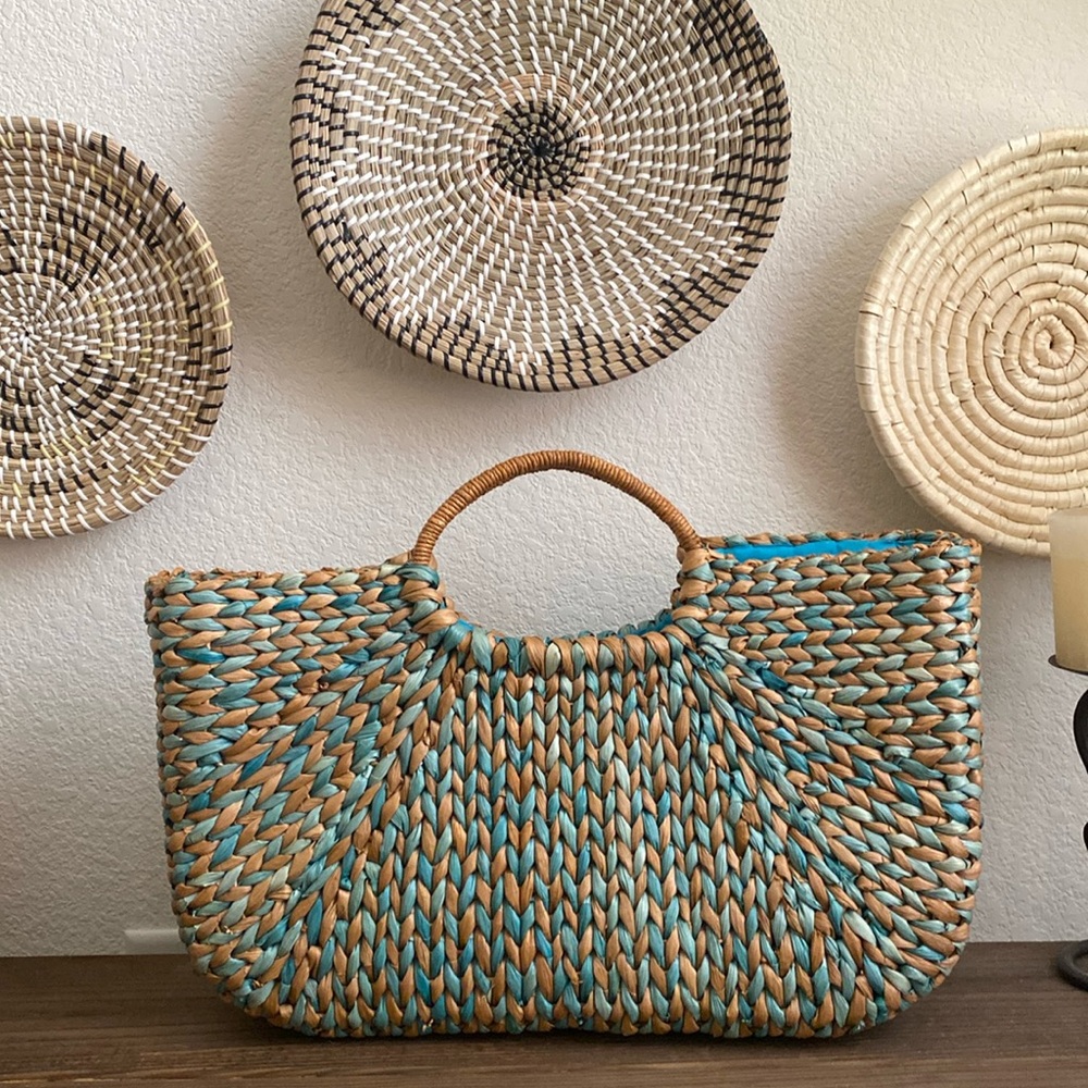 Gap Straworld Large Tote/ Bag